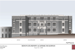 South Elevation Sandy Hall South Elevation Sandy Hall