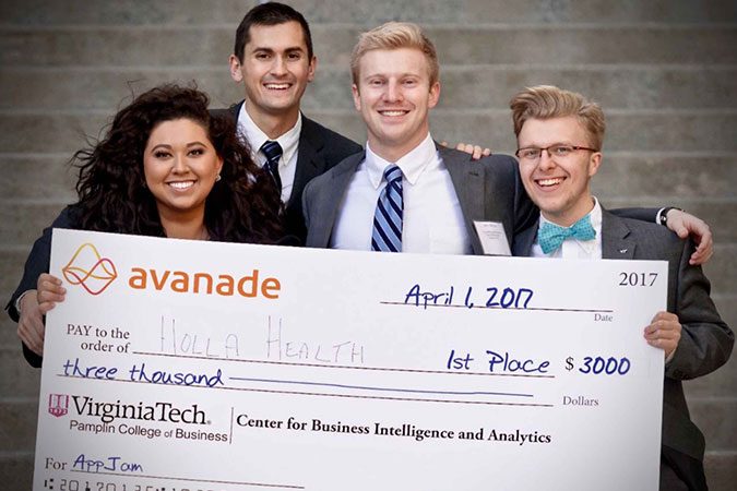 Student team wins first place for proposal to use holograms to improve visualization of aneurysms